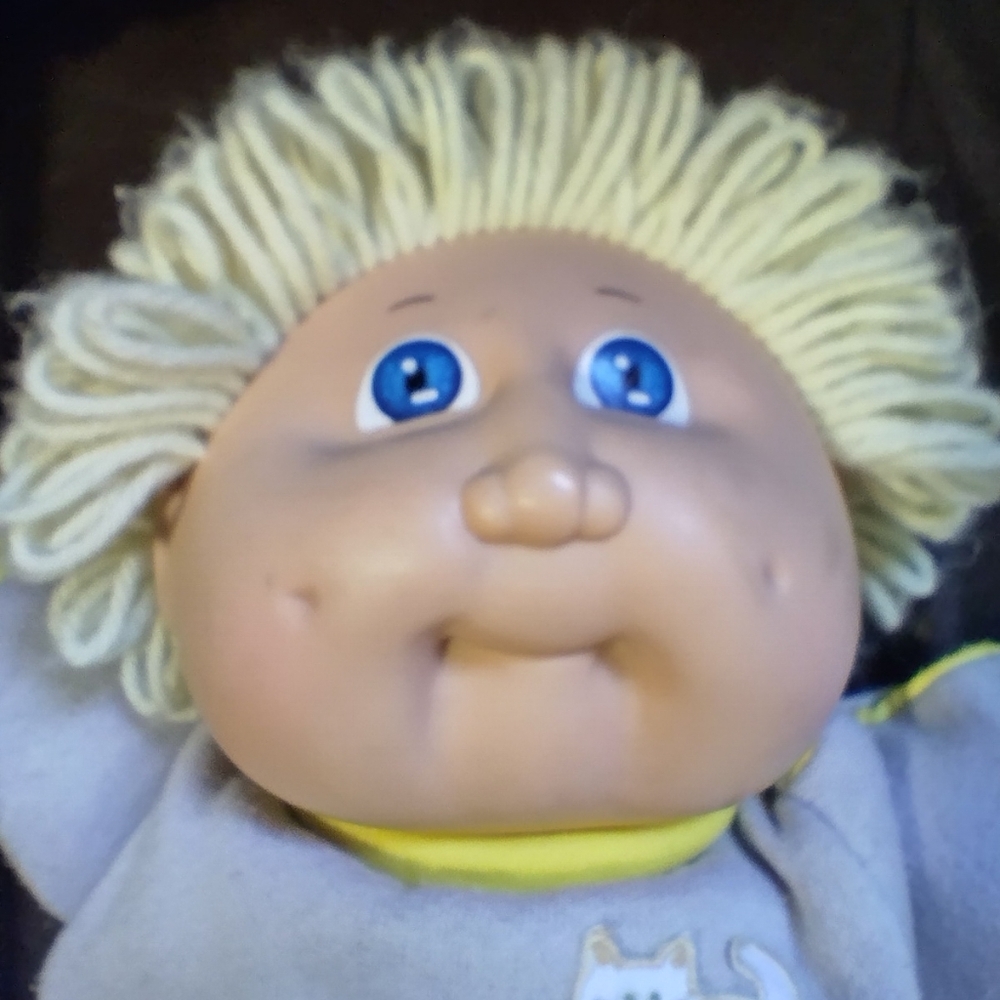 Vintage 1985 Cabbage Patch Kid, Blue Signature, Yarn Hair - Picture 11 of 12